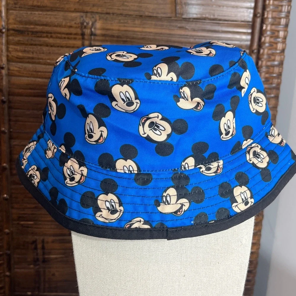 Disney Junior Royal Blue Mickey Mouse Bucket Hat, size OSFM child / toddler